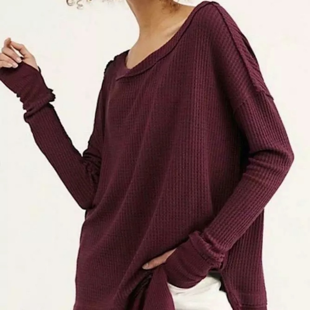 Free People North Shore Thermal Tunic Top